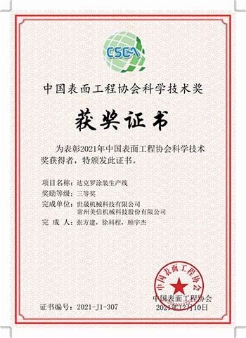 中国表面工程协会学术奖